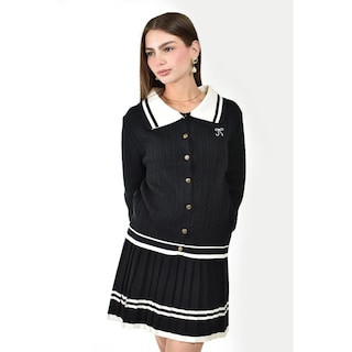 Foto 4 | Foto 4 | Conjunto Falda Plisada Con Sueter Roman Fashion /juvenil 50223 (negro) Negro