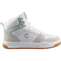 Tenis Dama Charly 1050600 Blanco/beige/verde Urbano Sport Tipo Botin Casual Talla 22 A 27 E