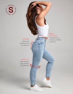 Foto 5 | Foto 5 | Jeans Skinny Tiro Alto Sexy Siluette 4245stcl Seven Jeans