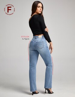 Foto 5 | Foto 5 | Jeans Recto Tiro Super Alta Flex 4241stme Seven Jeans