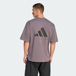 Foto 3 | Foto 3 | Playera Primelift Workout Oversize Adidas Café Hombre