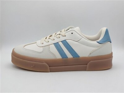 Foto 2 | Foto 2 | Tenis Golden Shoes P-106 Beige Azul Casual Mujer