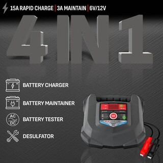 Foto 2 | Foto 2 | Cargador De Batería Electric Schumacher Sc1280 15a 6v/12v 4 En 1