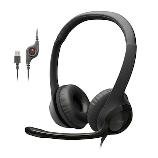 Foto 1 | Foto 1 | Auriculares Estéreo Logitech H390 Con Cable Y Micrófono Usb Con Cancelación De Ruido