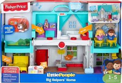 Foto 7 | Foto 7 | Playset Fisher-price Little People Gran Hogar De Ayudantes Para Niños Mayores De 1 Año