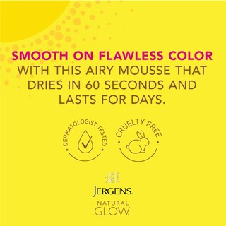 Foto 4 | Foto 4 | Mousse Corporal De Sol Instantáneo Self Tanner Jergens Natural Glow 180 Ml