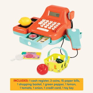 Foto 5 | Foto 5 | Registradora De Juguete Battat Con Escáner Y Sonidos Para Niños De 3 Años En Adelante