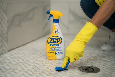 Foto 6 | Foto 6 | Beneficios 2 En 1 Del Limpiador Espumoso Para Lechada Zep Plus R54212 946 Ml