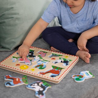 Foto 6 | Foto 6 | Puzzle Melissa & Doug Farm Animals Sound 8 Piezas Con Sonido