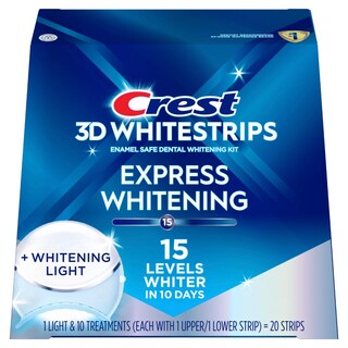 Foto 1 | Foto 1 | Kit De Tiras Blanqueadoras De Dientes Crest 3d Whitestrips Con Luz