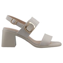 Sandalia Casual Aria By Eh! Mujer Tacón Beige