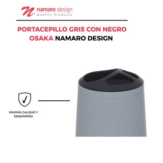 Foto 2 | Foto 2 | Portacepillo de Dientes Osaka Namaro Design Gris