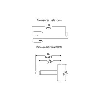 Foto 3 | Foto 3 | Portapapel Helvex Pia-117 Piazza Cromo