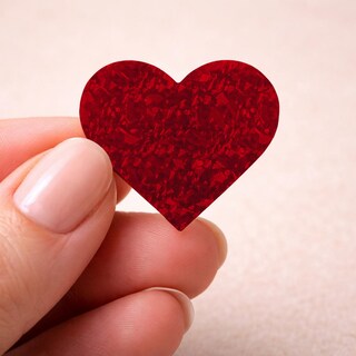 Foto 3 | Foto 3 | Calcomanía De Corazón Ventdepot Mxhie-007 7 Piezas Rojo