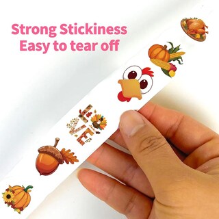 Foto 6 | Foto 6 | Stickers Día De Acción De Gracias Ventdepot Mxhva-008 8 Piezas Multicolor