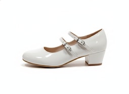 Zapato Tacón Jakuna 26189 Latte Charol Fiesta Niña