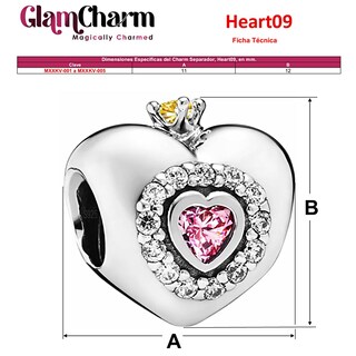 Foto 5 | Foto 5 | Charm Separador Amor Refinadoventdepot Mxxkv-004 4 Piezas Plata S925 Chapaplateado