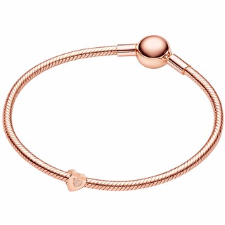 Foto 4 | Foto 4 | Charm Separador Corazon Roseventdepot Mxxtv-001 1 Pieza Plata S925 Chapadorado