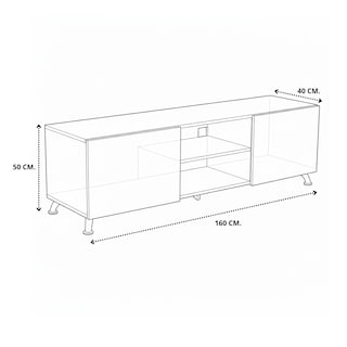 Foto 6 | Foto 6 | Mueble Para Tv Italy Centro De Entretenimiento Hogare