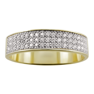 Foto 1 | Foto 1 | Argolla De Matrimonio Oro Amarillo Fonelli Promesa Arg14-25785 5mm Zirconia-7