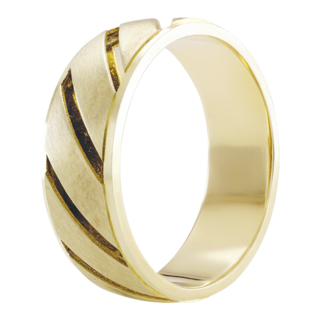 Foto 2 | Foto 2 | Argolla De Matrimonio Fonelli Sensualidad Ii Oro Amarillo 14k 7mm Brillo Elegante-11