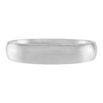 Argolla De Matrimonio Fonelli Ar14-b90494 Oro Blanco 14k 4mm Alianza Ii Corte Confort-12.5