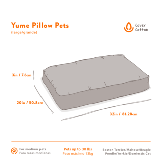 Foto 4 | Foto 4 | Colchoneta Para Mascotas con forro resistente al agua, relleno en memory foam de fácil lavado y secado