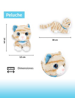 Foto 2 | Foto 2 | Gato de Peluche Importadora La Merced Beige