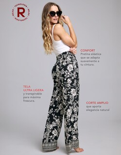 Foto 3 | Foto 3 | Pantalón Pierna Ancha Tiro Super Alto Relax0 161ngro Seven Jeans