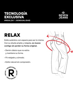 Foto 8 | Foto 8 | Pantalón Pierna Ancha Tiro Super Alto Relax 0154came Seven Jeans