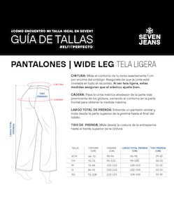 Foto 7 | Foto 7 | Pantalón Pierna Ancha Tiro Super Alto Relax 0154came Seven Jeans