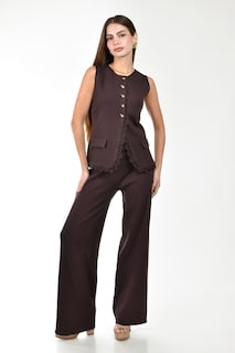 Foto 5 | Foto 5 | Conjunto de Chaleco y Pantalón Roman Fashion para Mujer