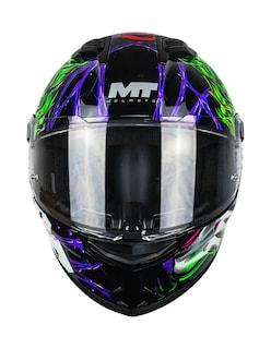Foto 2 | Foto 2 | Casco De Moto Mt Helmets Stinger 2 Lunatic B6 Verde