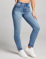Jeans Skinny Tiro Alto Sexy Siluette 4245stmo Seven Jeans