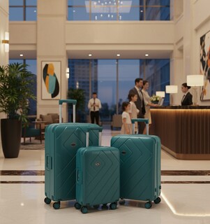 Foto 8 | Foto 8 | Maletas de Viaje Diseño de Lujo Daxxon de PP 3 Piezas