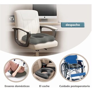 Foto 2 | Foto 2 | Cojín Dona Ortopédica Asiento Para Hemorroides Sentarse Eo Safe Imports Esi-23984 Gris