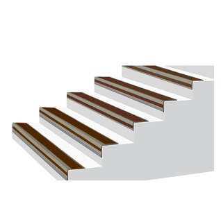 Foto 1 | Foto 1 | Cinta Adhesiva Belug Antiderrapante Autoadherible Para Escaleras Gris + Marron