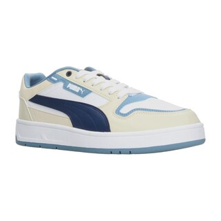 Foto 2 | Foto 2 | Tenis Puma Court Classic Street Color Blanco Azul Casual Para Hombre Beige