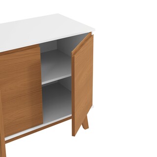 Foto 5 | Foto 5 | Aparador Blanco/canela Kappesberg 156 Cm 4 Puertas