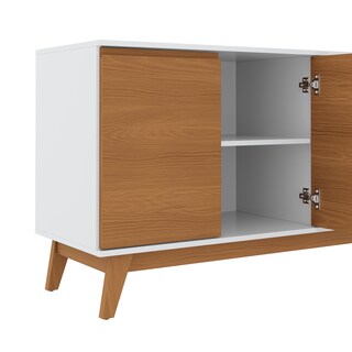 Foto 6 | Foto 6 | Aparador Blanco/canela Kappesberg 156 Cm 4 Puertas