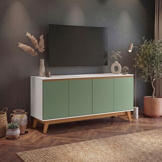 Foto 1 | Foto 1 | Bufetero Kappesberg Blanco/verde 156 Cm Con 4 Puertas