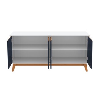 Foto 7 | Foto 7 | Bufetero Kappesberg Blanco/azul 156 Cm Con 4 Puertas