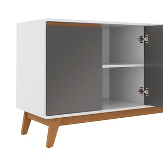 Foto 5 | Foto 5 | Bufetero Kappesberg Blanco/gris 156 Cm Con 4 Puertas