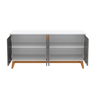 Foto 7 | Foto 7 | Bufetero Kappesberg Blanco/gris 156 Cm Con 4 Puertas