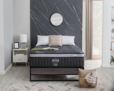 Foto 1 | Foto 1 | Colchón King Size Aston América Gris Memory Látex