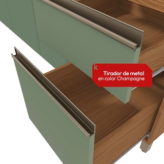 Foto 6 | Foto 6 | Cocina Integral 192 5 Cm Canela/verde Luna Kappesberg