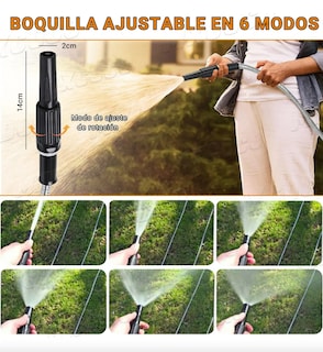 Foto 4 | Foto 4 | Manguera de Jardín Expandible de Hasta 15 M con 8 Modos Colpr Negro