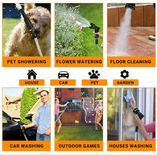 Foto 4 | Foto 4 | Manguera De Jardín Expandible De Hasta 15 M Con 8 Modos Modelo Gris