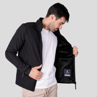 Foto 5 | Foto 5 | Chamarra Poliester Para Hombre Con Capucha Greenlander Negro