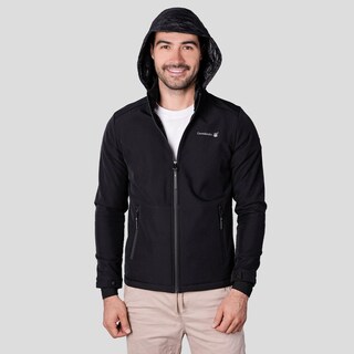 Foto 7 | Foto 7 | Chamarra Poliester Para Hombre Con Capucha Greenlander Negro